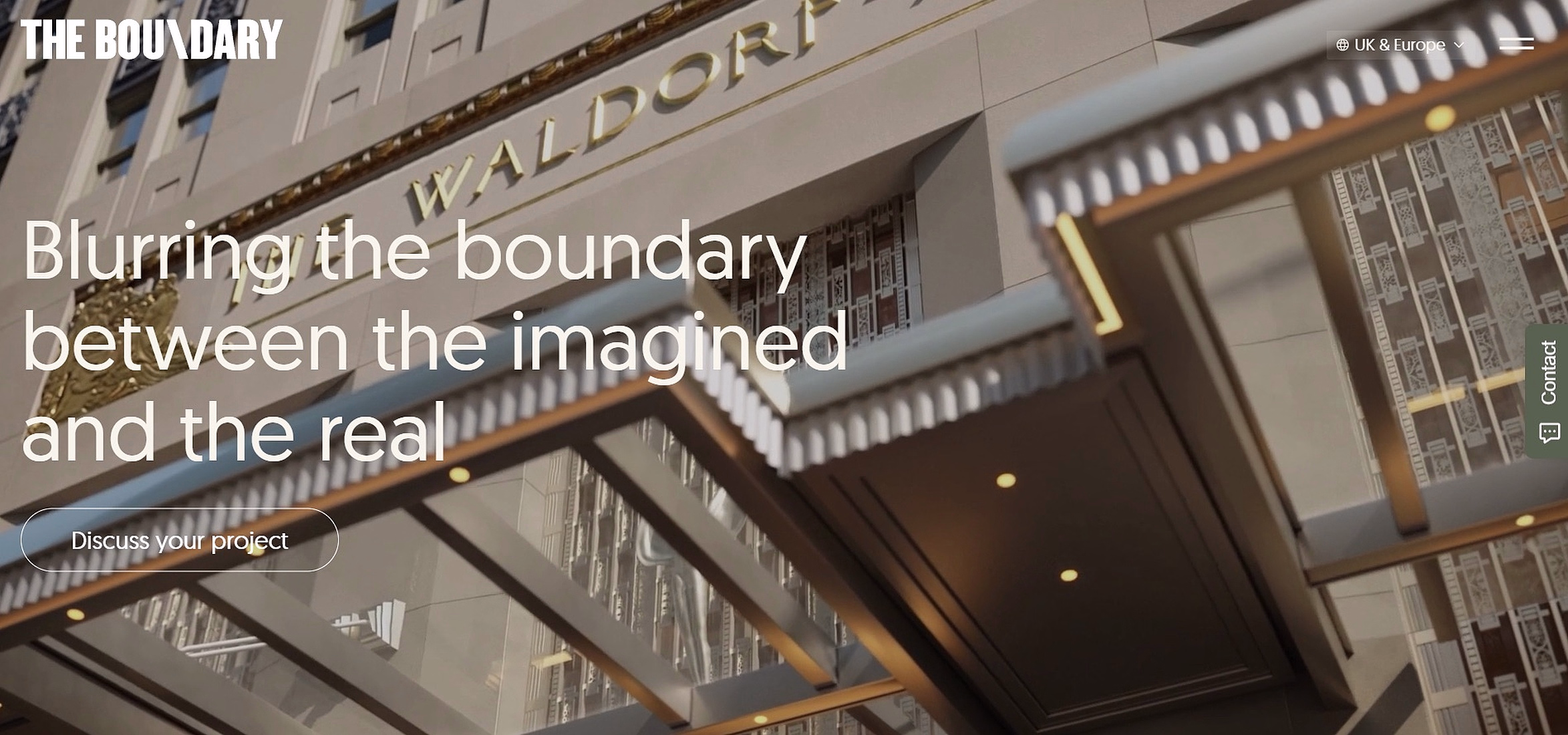 The boundary editorial quality visuals pritzker laureate pedigree